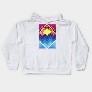 Artsy Mountain Vibes Kids Hoodie